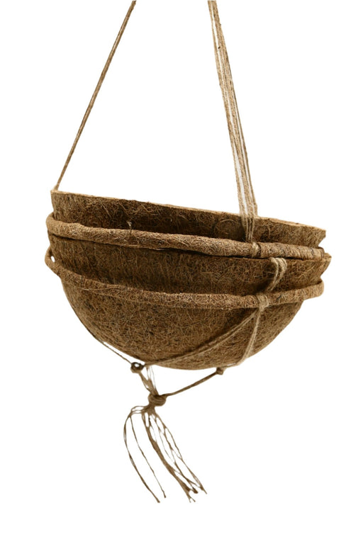 Round Coco Liners – 100% Biodegradable Coir for Hanging Baskets | CoirProducts | Hanging Basket Liner | 30cm | AllotMate Essentials