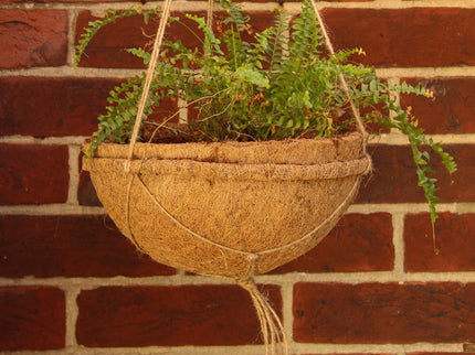 Round Coco Liners – 100% Biodegradable Coir for Hanging Baskets | CoirProducts | Hanging Basket Liner | 40cm 5060861941909 | AllotMate Essentials
