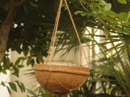 Round Coco Liners – 100% Biodegradable Coir for Hanging Baskets | CoirProducts | Hanging Basket Liner | 40cm 5060861941909 | AllotMate Essentials