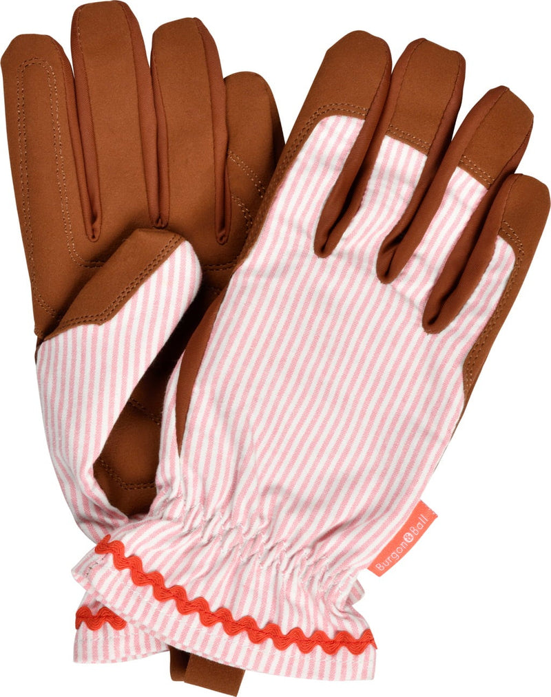 Collector Gardening Gloves Blush Stripe | Gardening Gloves | GCC/GLOSTRIPEPNK 5019360204794 | AllotMate Essentials