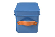 Collector Mini Seed Store in Cotswold Blue with Leather Handles | Seed Storage | GEN/MSEEDCOTS 5019360204893 | AllotMate Essentials