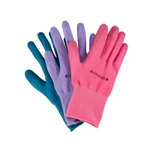 Comfi-Grips Triple Pack M8: three pairs of medium-sized water resistant multi-task gardening gloves in one pack | Multi-Task Gloves | 5050642065917 5050642065917 | AllotMate Essentials