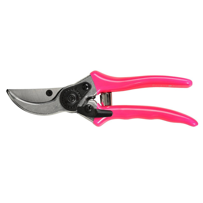 FloraBrite® Fluorescent Bypass Secateurs – Bright Garden Tool in Pink or Yellow | Burgon & Ball | Bypass Secateurs | GFB/BSPINK 5019360013068 | AllotMate Essentials