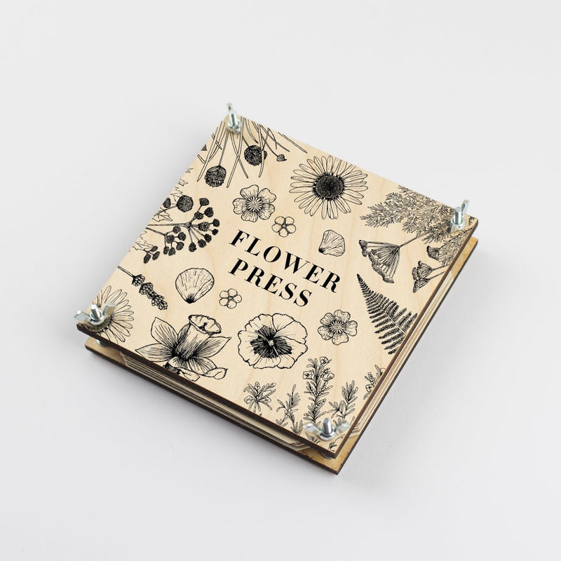 Flower Press Line Design 15cm Wooden Flower Press Kit, Made in England | Flower Press Kit | 5060918580013 5060918580013 | AllotMate Essentials