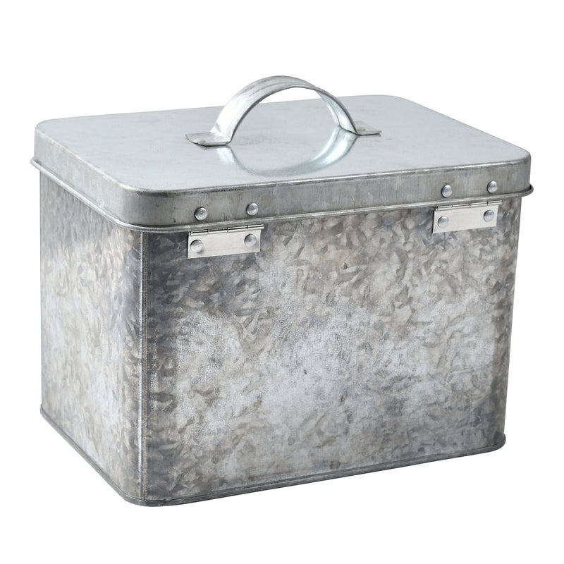 Galvanised Seed Tin – Stylish Storage with Inner Compartments | Sophie Conran by Burgon & Ball | Seed Storage | 5019360203353 5019360203353 | AllotMate Essentials