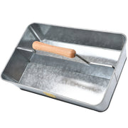 Galvanised Steel Garden Trug with Wooden Handle, Sophie Conran Design, 33.5cm Length | Garden Storage and Carrying | 5019360010364 5019360010364 | AllotMate Essentials