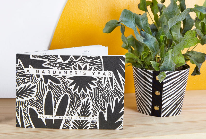 Gardener’s Diary – Black & White Illustrated Journal | Studio Wald | Diary | 5060918580402 5060918580402 | AllotMate Essentials