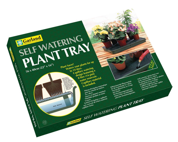 Large Self - Watering Plant Tray – Indoor or Greenhouse Use | Garland | Trays | G70 5031670001948 | AllotMate Essentials