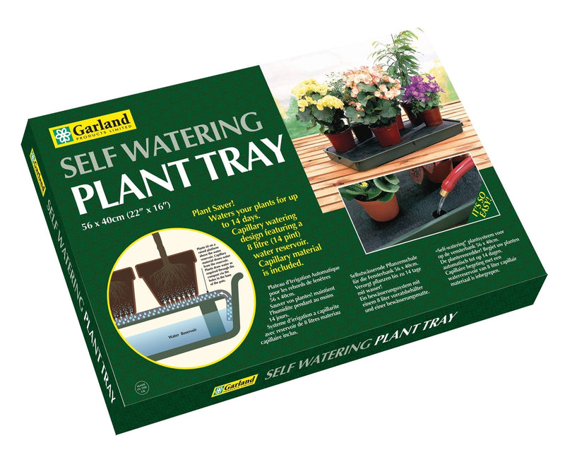 Large Self - Watering Plant Tray – Indoor or Greenhouse Use | Garland | Trays | G70 5031670001948 | AllotMate Essentials
