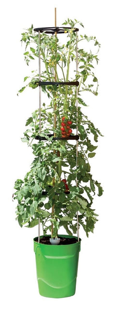 Self - Watering Grow Pot Tower – Vertical Garden System in Green, Red and Anthracite Grey | Garland | Self Watering Grow Pot | G195AN 5031670003737 | AllotMate Essentials