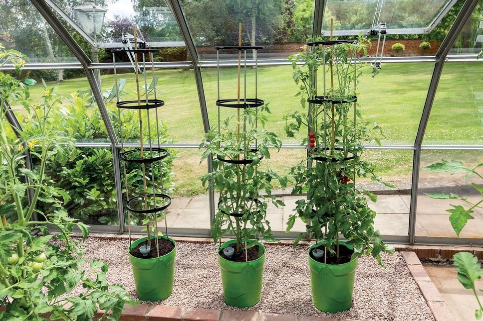 Self - Watering Grow Pot Tower – Vertical Garden System in Green, Red and Anthracite Grey | Garland | Self Watering Grow Pot | G195AN 5031670003737 | AllotMate Essentials