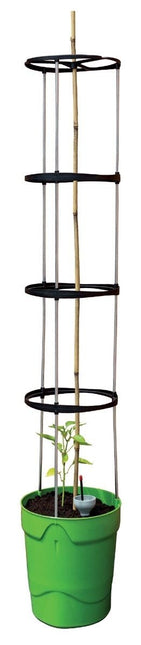 Self - Watering Grow Pot Tower – Vertical Garden System in Green, Red and Anthracite Grey | Garland | Self Watering Grow Pot | G195AN 5031670003737 | AllotMate Essentials