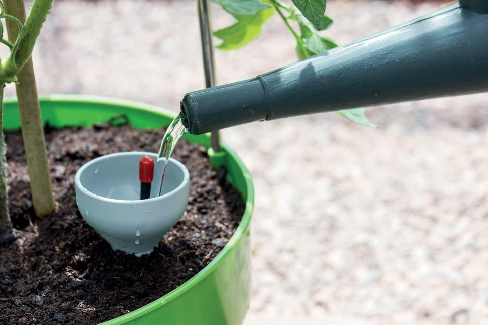 Self - Watering Grow Pot Tower – Vertical Garden System in Green, Red and Anthracite Grey | Garland | Self Watering Grow Pot | G195AN 5031670003737 | AllotMate Essentials