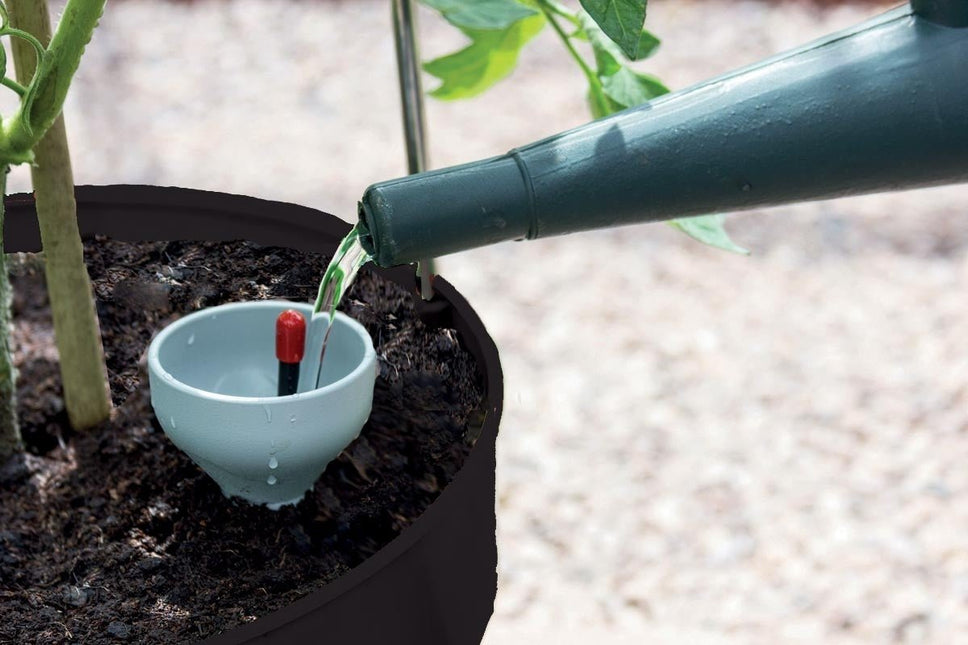 Self - Watering Grow Pot Tower – Vertical Garden System in Green, Red and Anthracite Grey | Garland | Self Watering Grow Pot | G195GR 5031670003690 | AllotMate Essentials