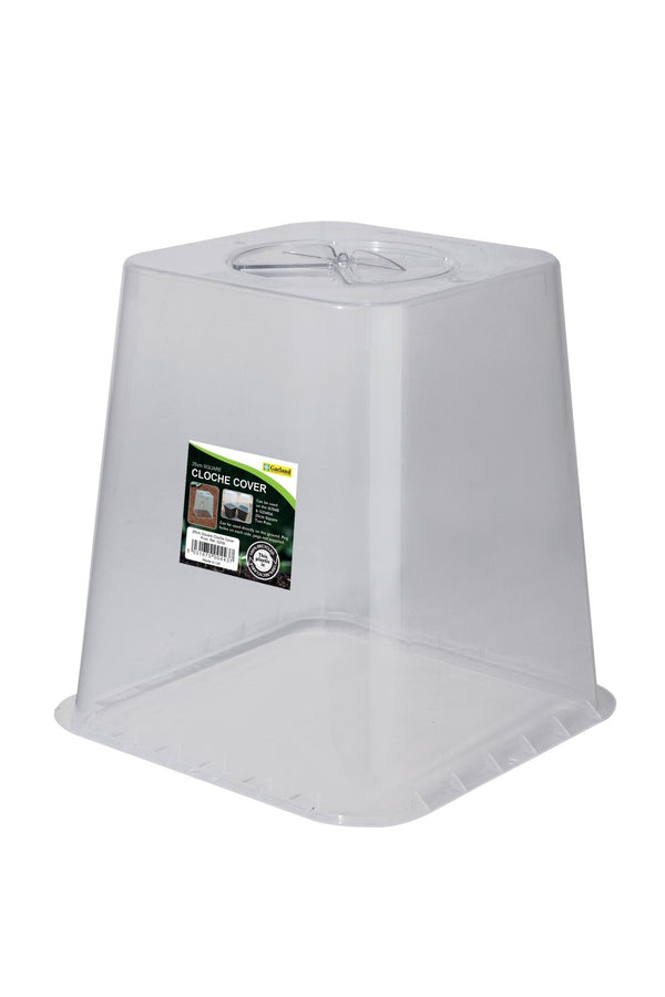25cm Square Cloche Cover – Mini Greenhouse for Seedlings | Garland | Cloche | G258 5031670004437 | AllotMate Essentials