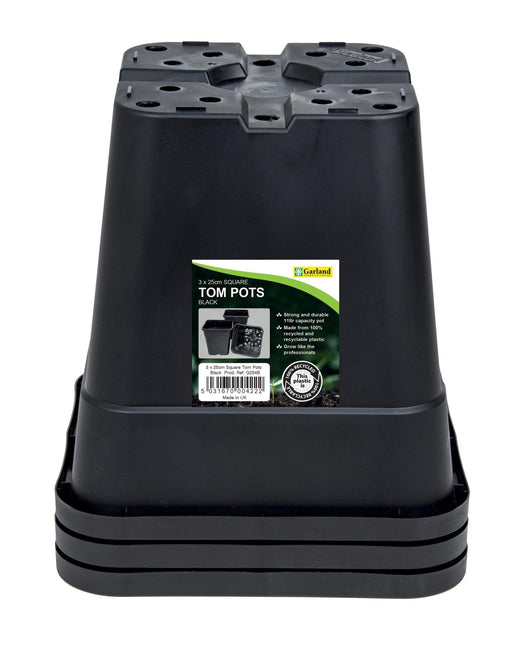 Garland Garland Square Tom Pots - Pots - AllotMate Essentials - G254B - 5031670004222