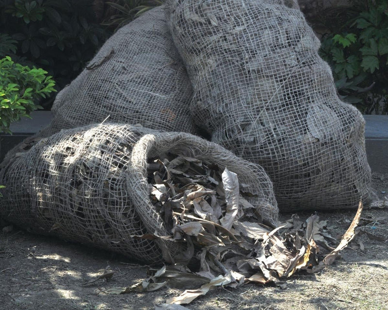 Jute Leaf Bags – Eco - Friendly Garden Waste Sacks (Pack of 3) | Garland | Garden Bag | W0663 5031670506634 | AllotMate Essentials