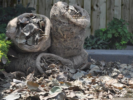 Jute Leaf Bags – Eco - Friendly Garden Waste Sacks (Pack of 3) | Garland | Garden Bag | W0663 5031670506634 | AllotMate Essentials