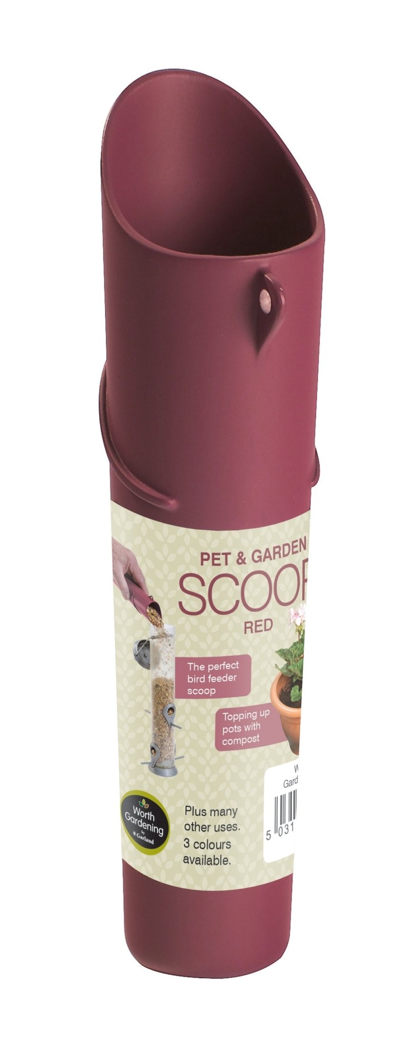 Pet & Garden Scoop – Multipurpose Tool for Feed, Compost & Soil | Garland | Pet Scoop | W2015 5031670520159 | AllotMate Essentials