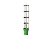Garland Self Watering Grow Pot Tower in Green: 11 Litre Recycled Plastic Pot with 4 Litre Reservoir and 1.5m Aluminium Support Frame for Tomatoes, Peppers and Sweet Peas | Self Watering Planter | 5031670003690 5031670003690 | AllotMate Essentials