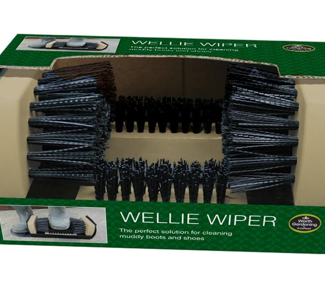 Wellie Wiper – Boot Scraper with Bristles | Keep Mud at the Door | Garland | Wellie Wiper | W0792 5031670507921 | AllotMate Essentials