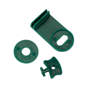 Greenhouse Corner FixClips 16 Pack, Aluminium Frame Clips for Shading Mesh and Insulation | Greenhouse accessories | 5050642070607 5050642070607 | AllotMate Essentials