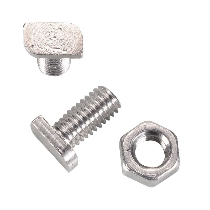 Greenhouse Cropped Head Bolts and Nuts M6 11mm 15 Pack for Aluminium Frames | Greenhouse Fixings | 5050642070645 5050642070645 | AllotMate Essentials