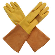 Long Leather Gardening Gauntlet for Pruning Roses and Brambles - The Noble Badger Evershot | Leather Gloves | NB1138855512  | AllotMate Essentials