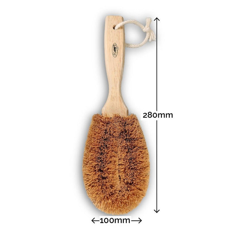 Gardener’s Brush – Natural Loofah & Coconut Fibre Scrubber | Eco - Friendly by LoofCo | Gardener's Brush | 5060175851284 | AllotMate Essentials