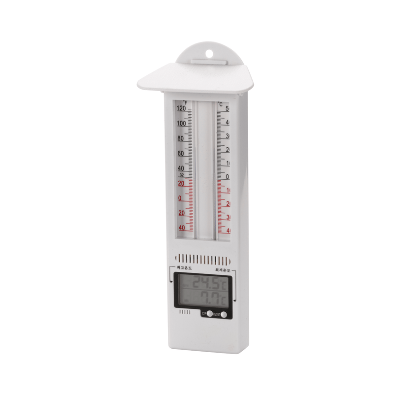 Max Min Thermometer with Analogue and Digital Display, Indoor and Greenhouse Temperature Monitor | Thermometer | 5050642070539 5050642070539 | AllotMate Essentials
