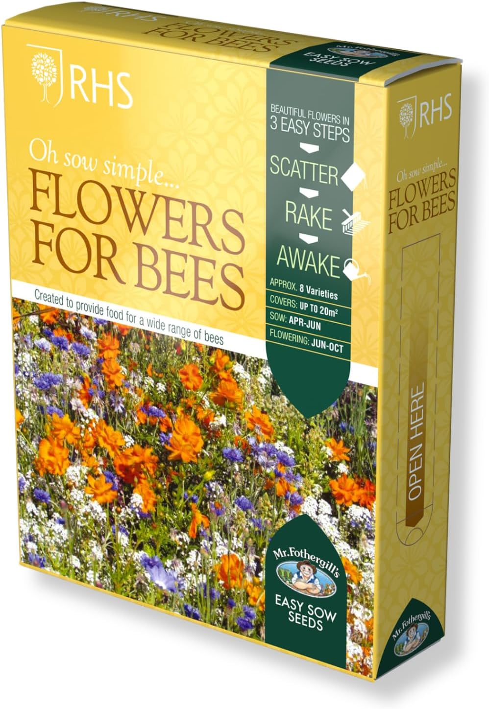 Now Rhs Mr Fothergill’s RHS Flowers For Bees Easy Sow Seeds 20g Box | Mr ...