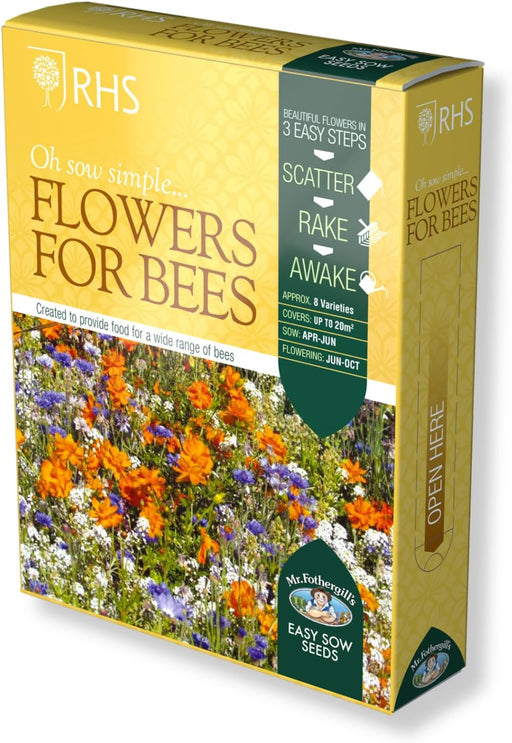 Mr Fothergill’s RHS Flowers For Bees Easy Sow Seeds 20g Box | Flower Seeds | 5011775335797 5011775335797 | AllotMate Essentials