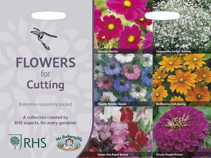 Mr Fothergill’s RHS Flowers for Cutting Seed Collection - Flower Seeds - AllotMate Essentials - 5011775290362