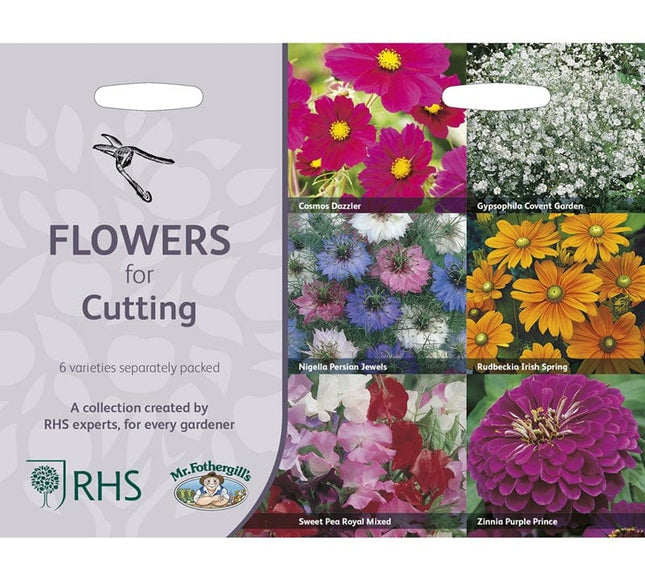Mr Fothergill’s RHS Flowers for Cutting Seed Collection - Flower Seeds - AllotMate Essentials - 5011775290362