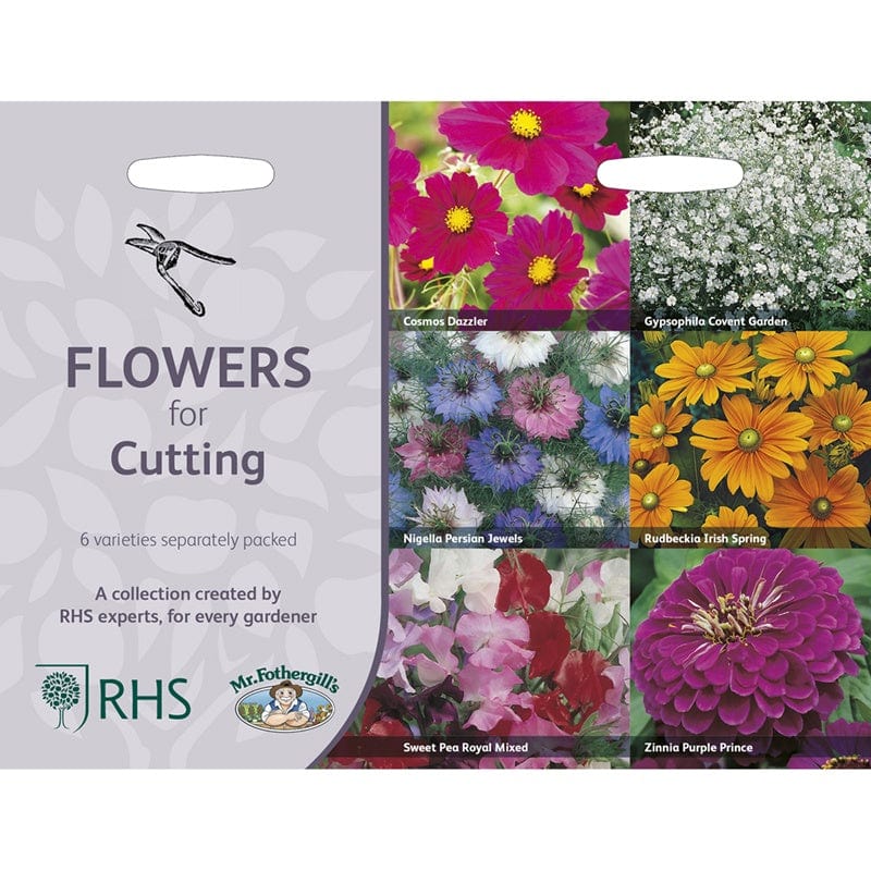 RHS Flowers for Cutting – Grow Your Own Cut Flower Garden | Mr Fothergill’s | Flower Seeds | 29036 5011775290362 | AllotMate Essentials