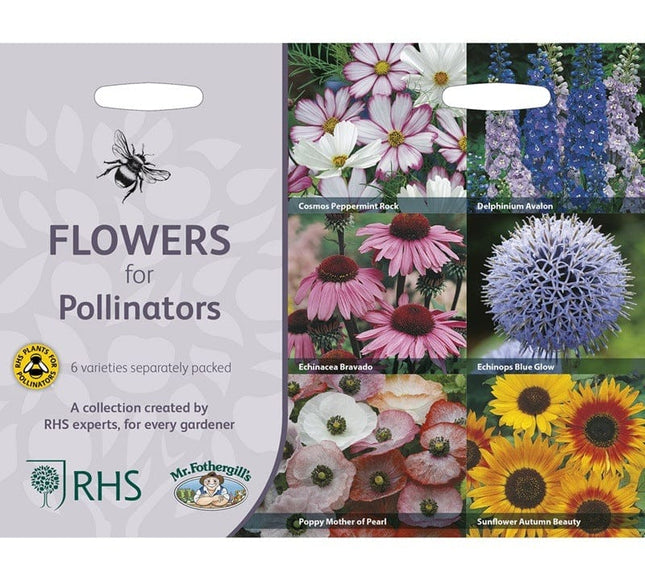 Mr Fothergill’s RHS Flowers for Pollinators Collection - Flower Seeds - AllotMate Essentials - 30221 - 5011775290416