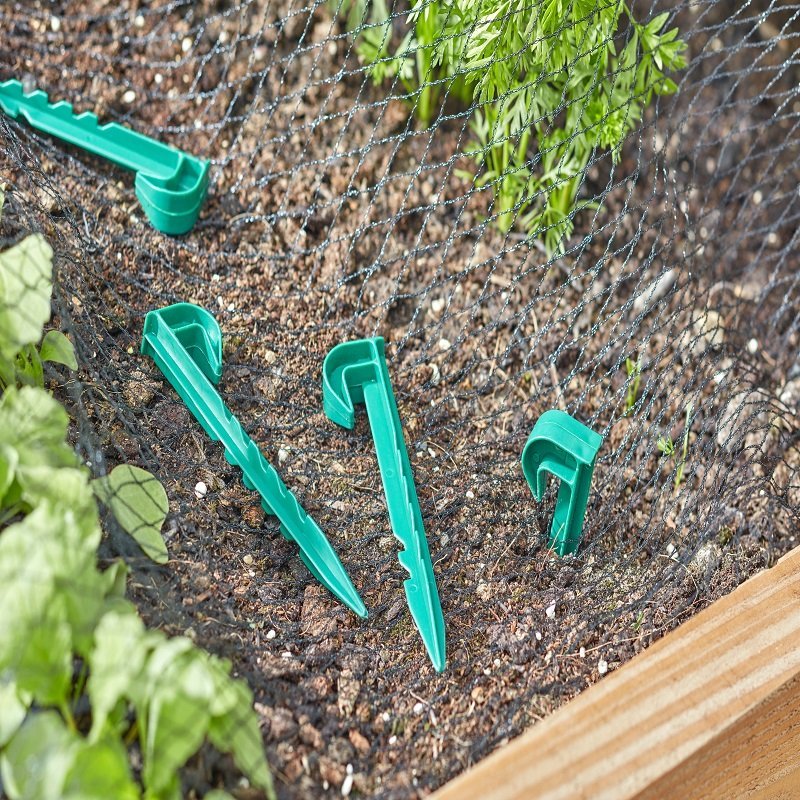 Multi Use Garden Pegs 10 Pack Strong Rot Proof Fixing Stakes | Garden Peg | 5050642071185 5050642071185 | AllotMate Essentials