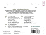 RHS Climbing French Bean Golden Gate Seeds | Vegetable Seeds | 24237 5.01178E+12 | AllotMate Essentials