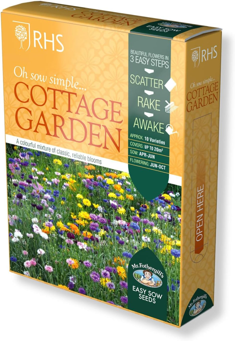 Now Rhs RHS Cottage Garden Easy Sow Seeds 20g Box | Mr Fothergill's | Shop now ...