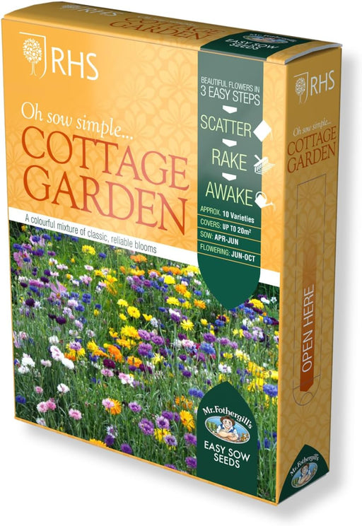 RHS Cottage Garden Easy Sow Seeds 20g Box | Flower Seeds | 5011775335759 5011775335759 | AllotMate Essentials