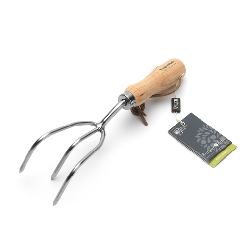 RHS Endorsed Stainless Steel Claw Cultivator by Burgon & Ball | Hand cultivator | GTH/SCCRHS 5019360008514 | AllotMate Essentials