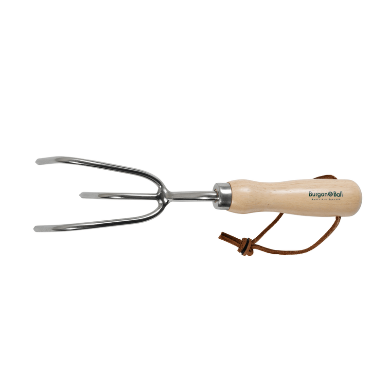 RHS Endorsed Stainless Steel Claw Cultivator by Burgon & Ball | Hand cultivator | GTH/SCCRHS 5019360008514 | AllotMate Essentials