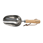 RHS Endorsed Stainless Steel Compost Scoop by Burgon & Ball | Compost Scoop | GTH/SCSRHS 5019360008422 | AllotMate Essentials