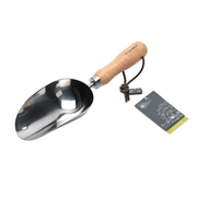 RHS Endorsed Stainless Steel Compost Scoop by Burgon & Ball | Compost Scoop | GTH/SCSRHS 5019360008422 | AllotMate Essentials