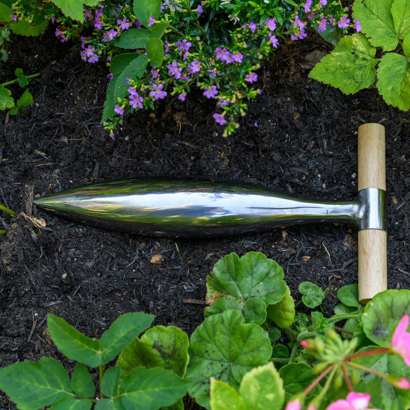 RHS Endorsed Stainless Steel Dibber by Burgon & Ball | Dibber | GTH/SDBRHS 5019360008453 | AllotMate Essentials