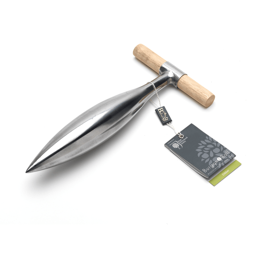 RHS Endorsed Stainless Steel Dibber by Burgon & Ball | Dibber | GTH/SDBRHS 5019360008453 | AllotMate Essentials