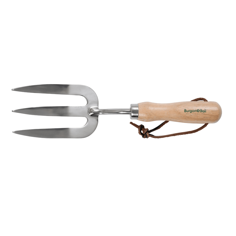 RHS Endorsed Stainless Steel Hand Fork by Burgon & Ball | Hand fork | GTH/SHFRHS 5019360008484 | AllotMate Essentials