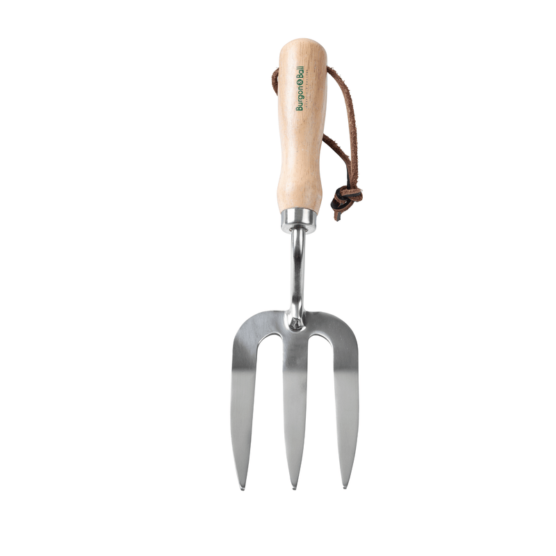 RHS Endorsed Stainless Steel Hand Fork by Burgon & Ball | Hand fork | GTH/SHFRHS 5019360008484 | AllotMate Essentials
