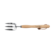 RHS Endorsed Stainless Steel Mid Handled Fork by Burgon & Ball | Mid handled hand fork | GTH/SHFMHRHS 5019360008590 | AllotMate Essentials