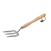 RHS Endorsed Stainless Steel Mid Handled Fork by Burgon & Ball | Mid handled hand fork | GTH/SHFMHRHS 5019360008590 | AllotMate Essentials